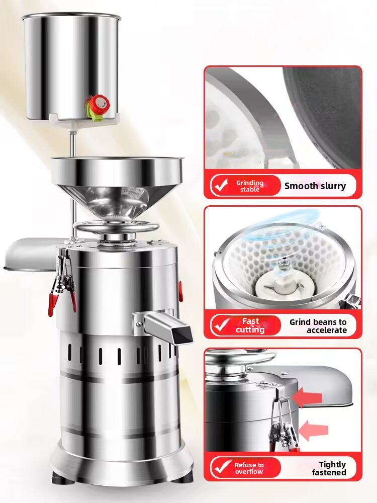 Soy Milk Maker - 220 V kommerzielle automatische Sojamilchmaschine, große