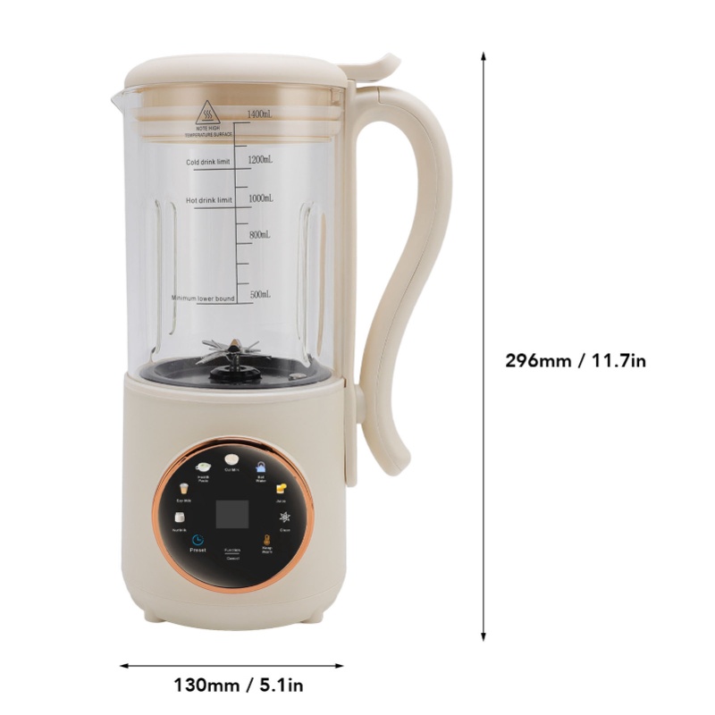 Automatische Reinigungsfunktio – Soy Milk Maker Bewertung und Preis