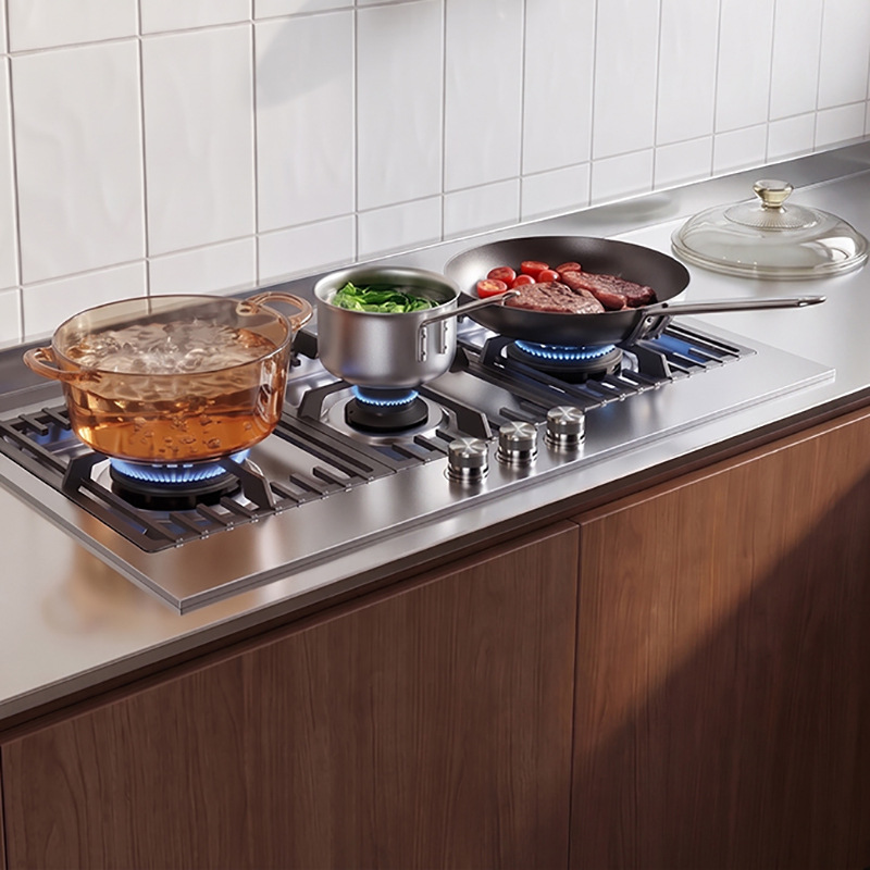 304 Edelstahl-Gasherd, 3 Brenn – Kitchen Appliances Built In Bewertung und Preis